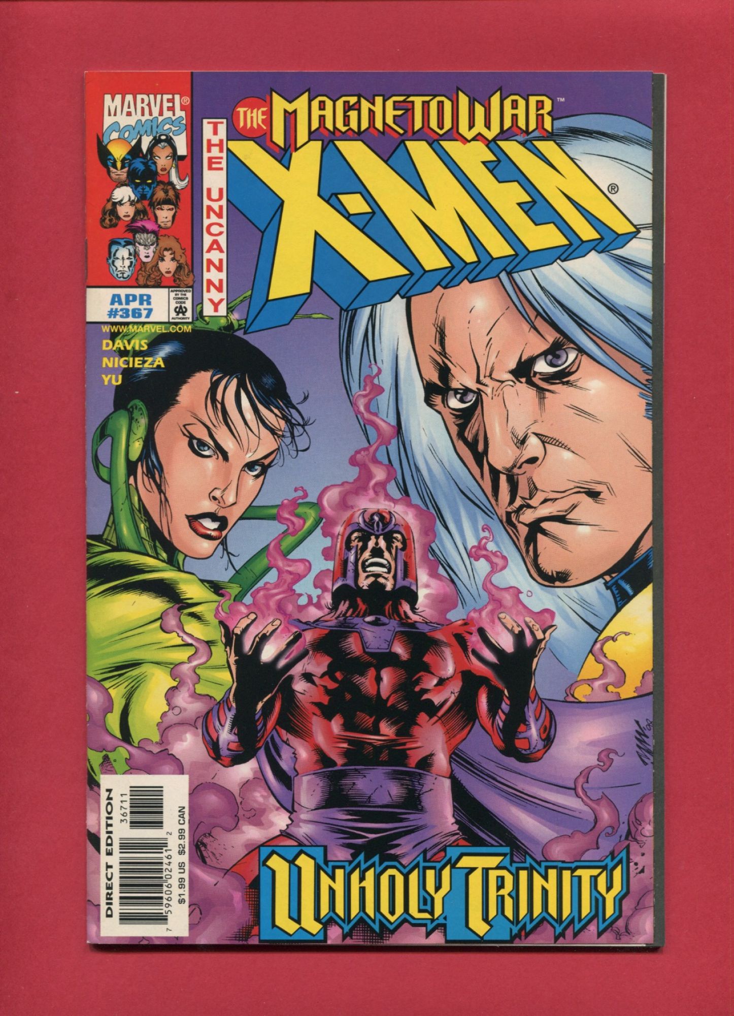 Uncanny X-Men #367, Apr 1999, 9.2 NM-