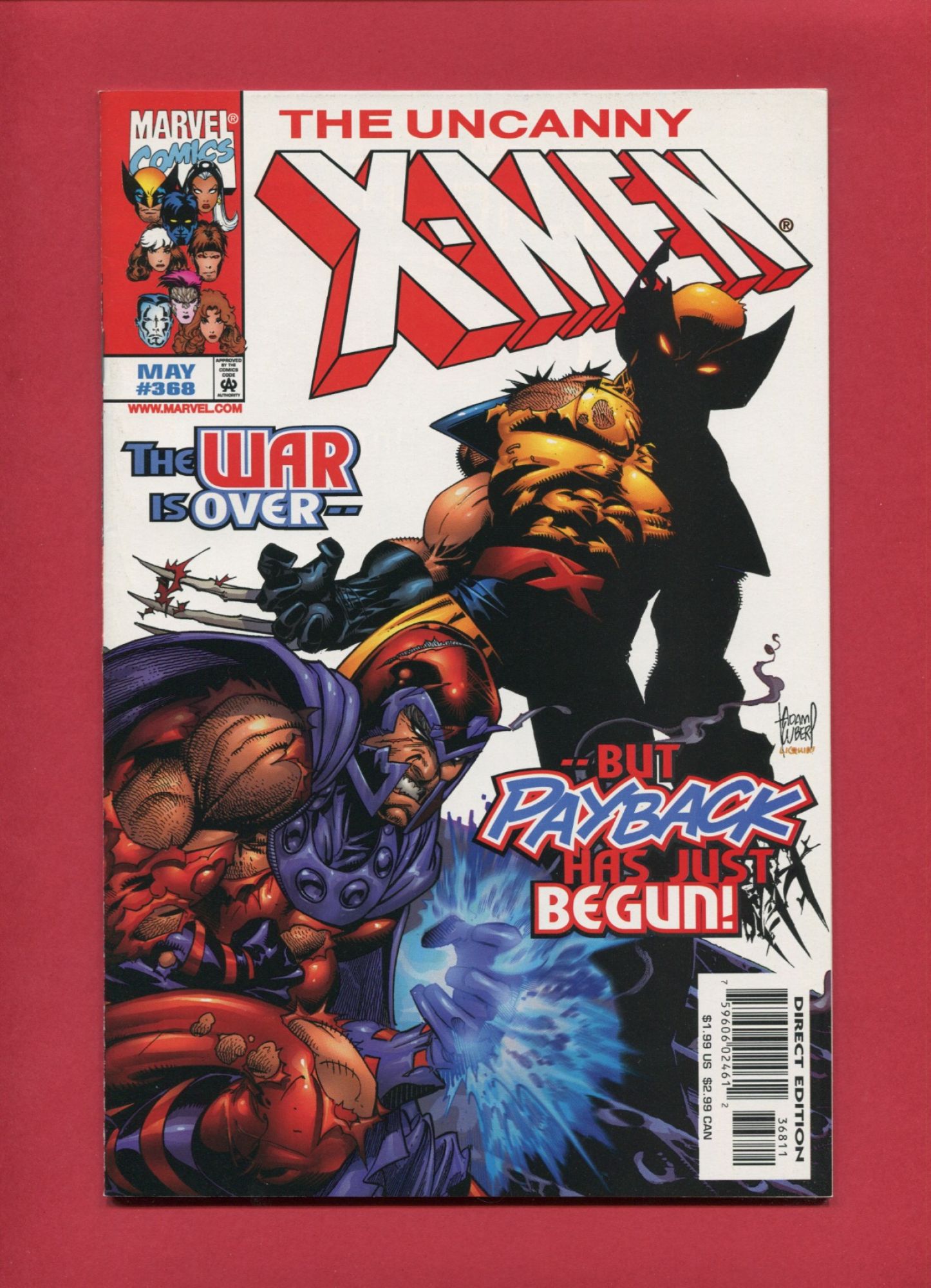 Uncanny X-Men #368, May 1999, 9.2 NM-