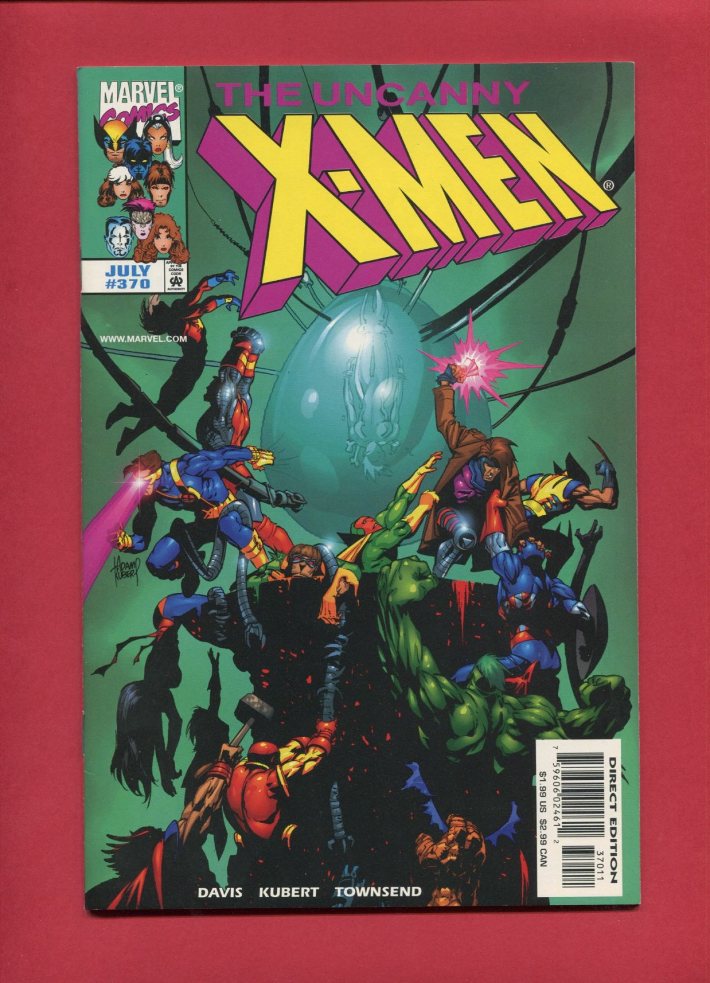 Uncanny X-Men #370, Jul 1999, 9.2 NM-