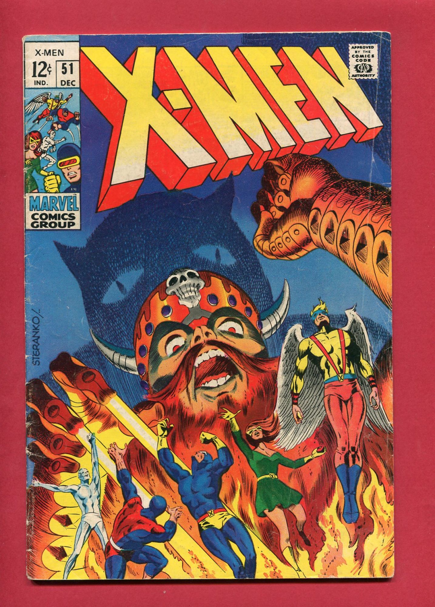 X-Men #51, Dec 1968, 4.5 VG+