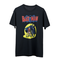 Batman and Robin Retro Spotlight T-Shirt